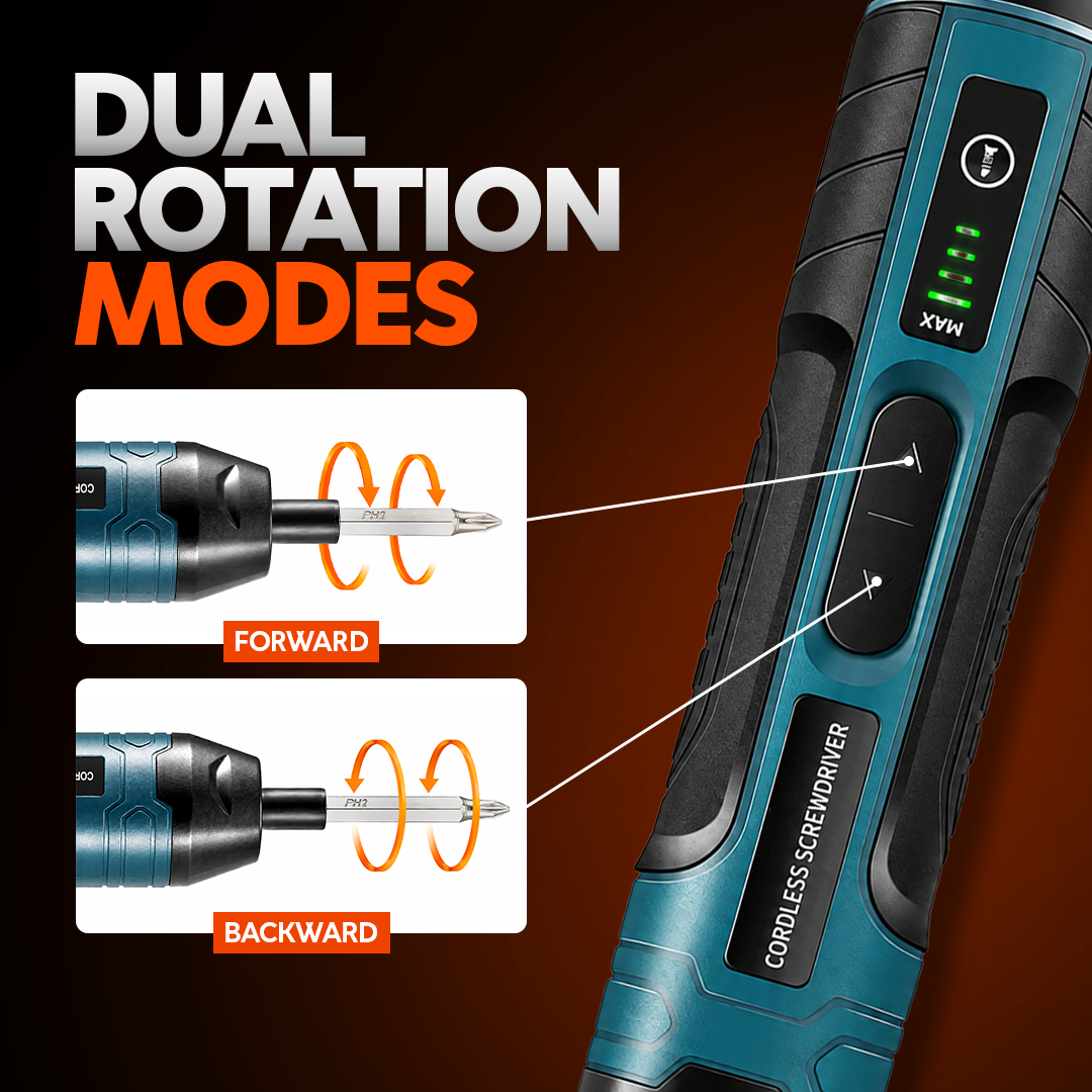 The TorqueX Pro Cordless Screwdriver