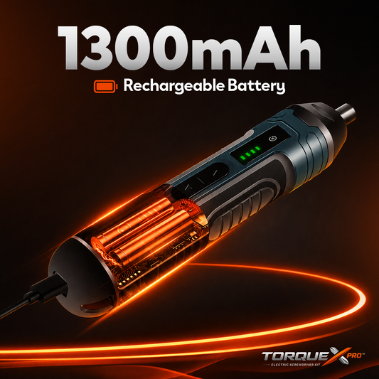 The TorqueX Pro Cordless Screwdriver