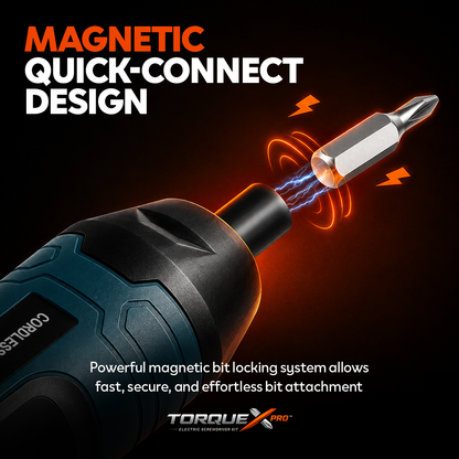 The TorqueX Pro Cordless Screwdriver