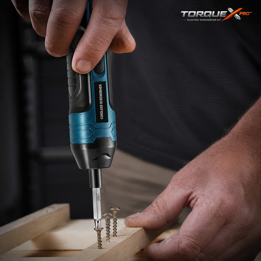 The TorqueX Pro Cordless Screwdriver